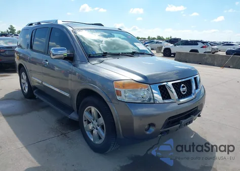 2013 Nissan Armada Platinum из США, поврежденный, VIN 5N1BA0ND0DN613158